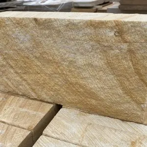Banded Hydrasplit Sandstone Block