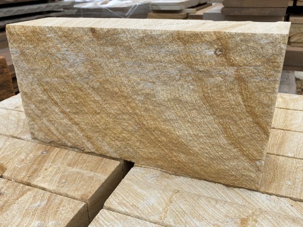 Banded Hydrasplit Sandstone Block